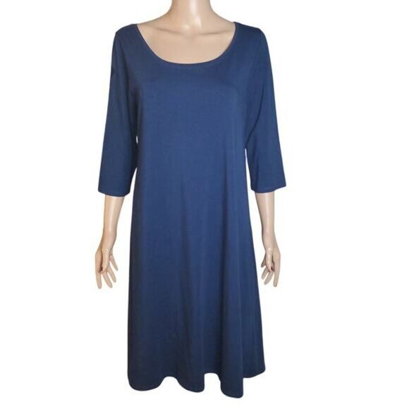Eileen Fisher Shift Dress Size Small Light Stretch - Picture 1 of 11